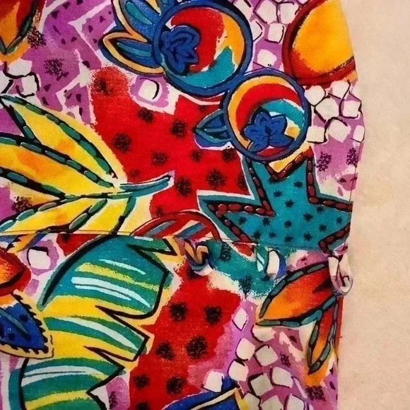 Vintage 90s Floral Print Maxi Dress - Picture 4 of 9